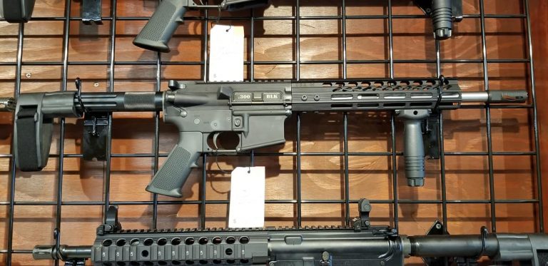 DJS Firearms rifles on display | DJS Firearms, New Milford CT